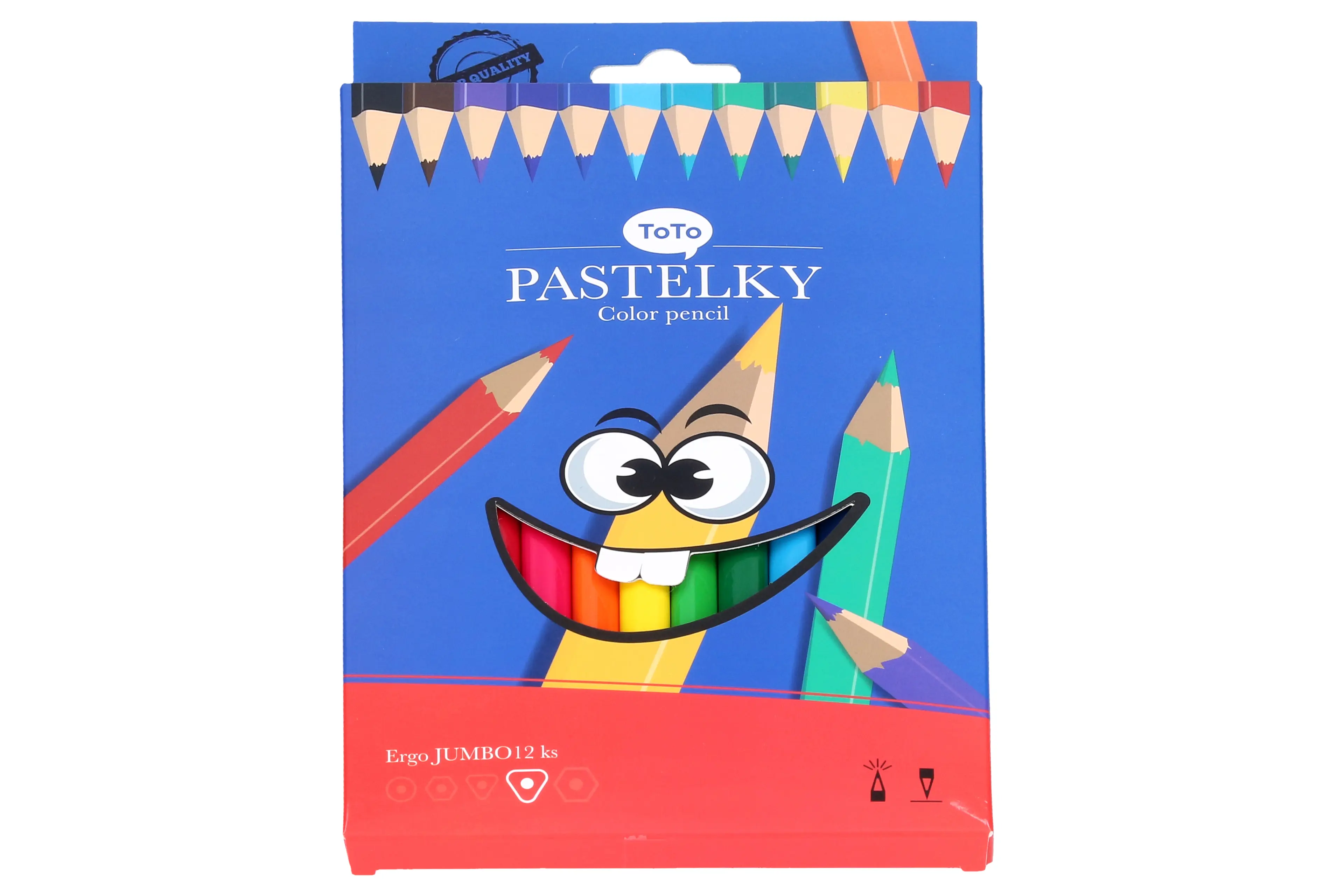 Pastelky Jumbo ERGO 12 ks, TOTO, W811044