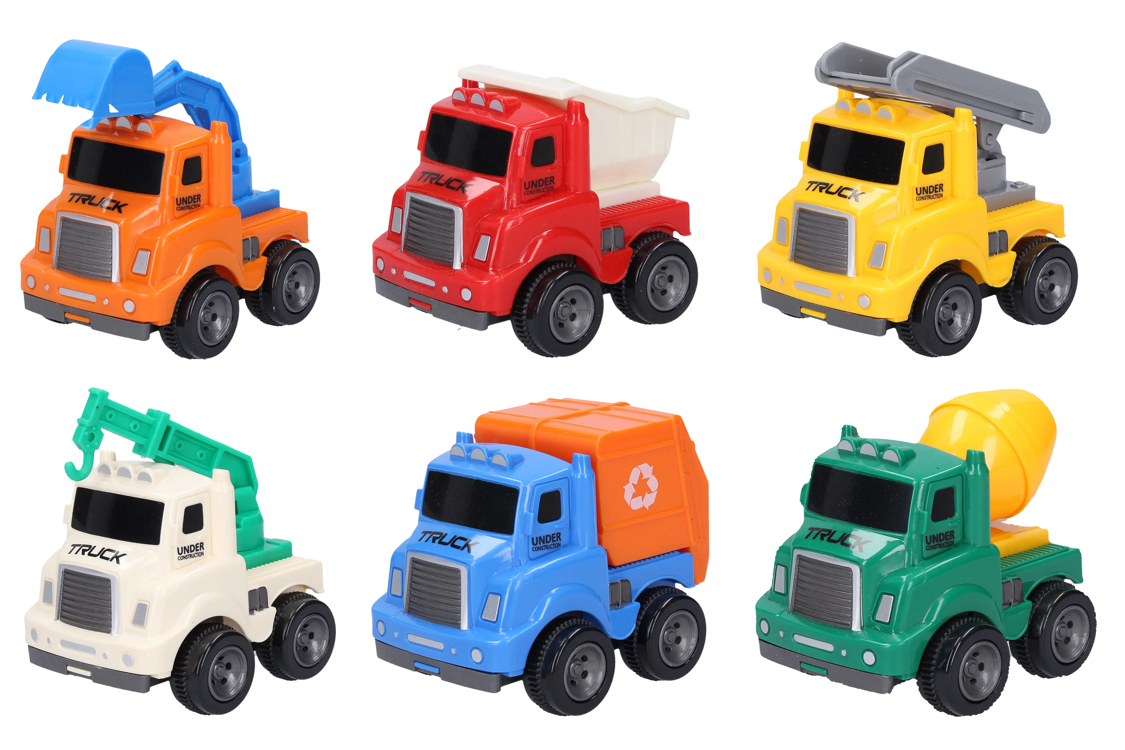 Dopravní prostředky 6 ks 9 cm, Wiky Vehicles, W013260
