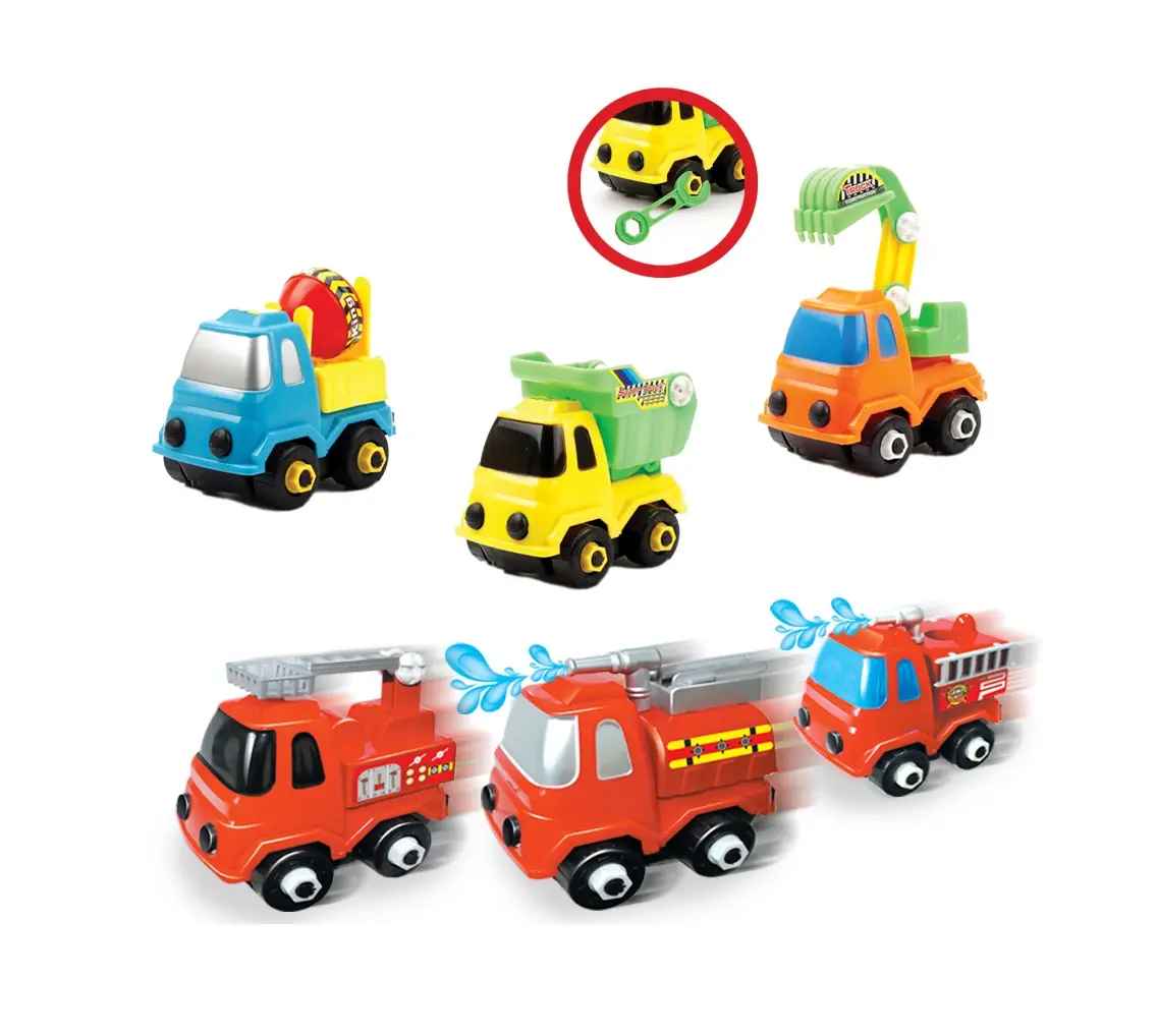 Mikro trading Auta šroubovací - 10 cm - 3 ks v sáčku