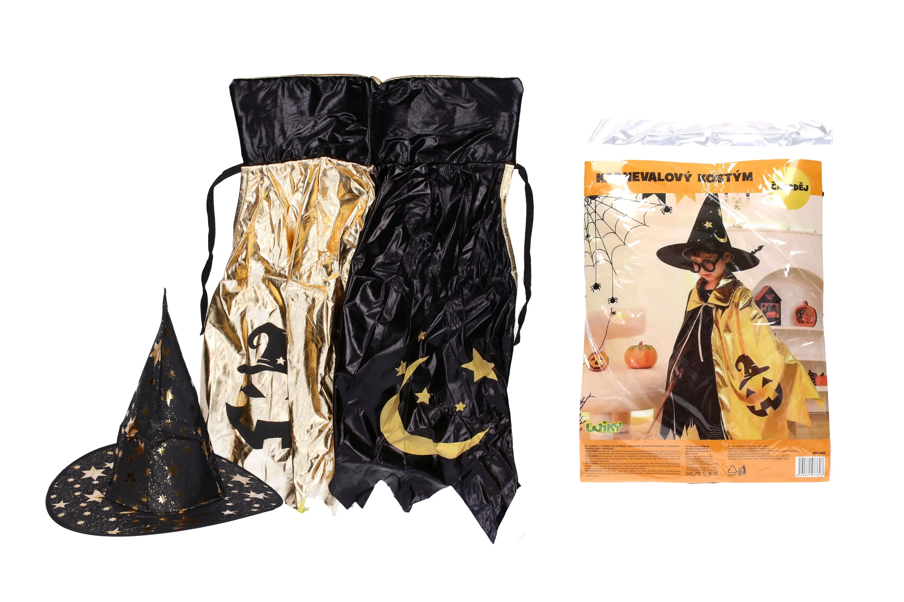 Set karneval čaroděj 80 cm