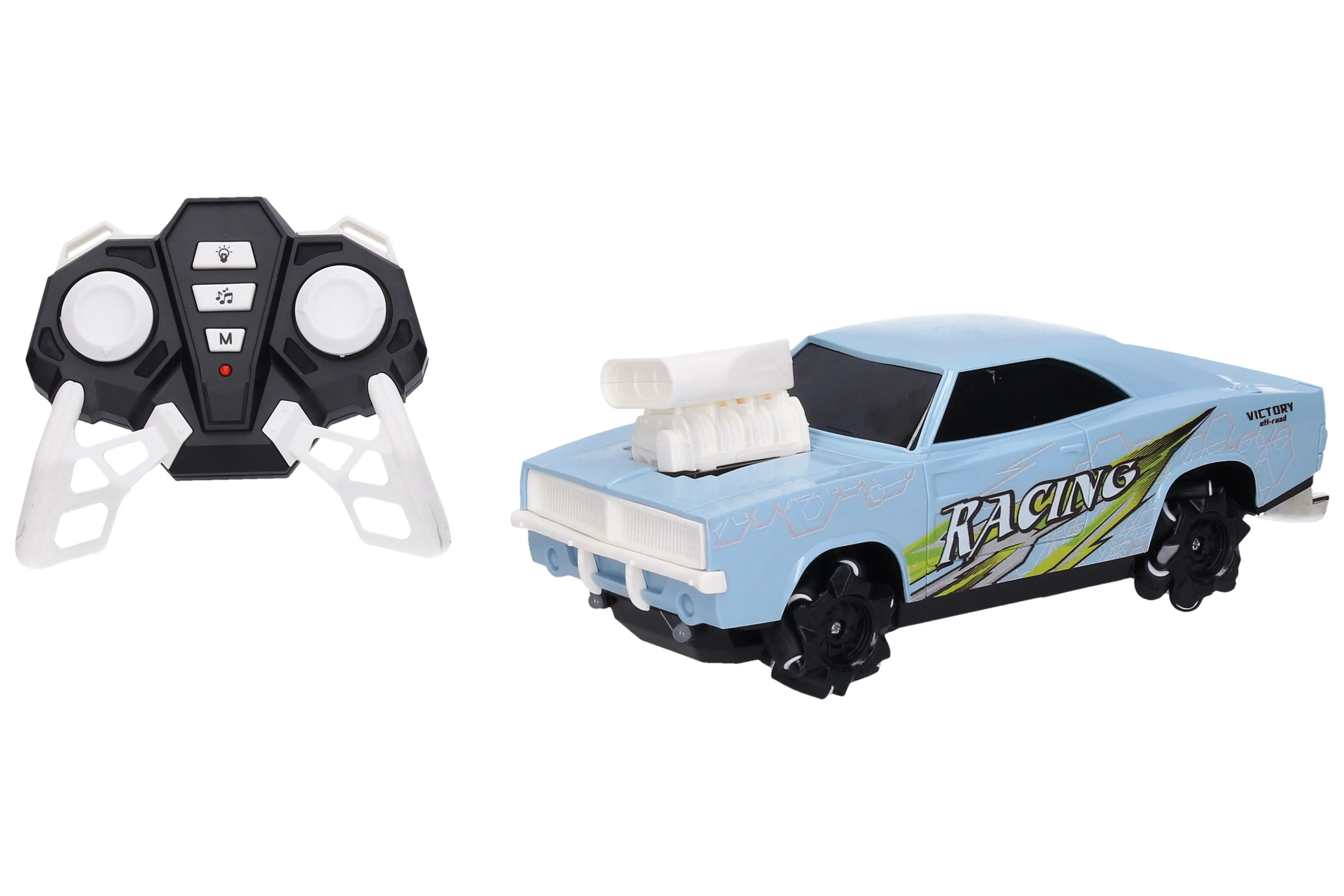 Auto RC na dálkové ovládání světle modré 23 cm