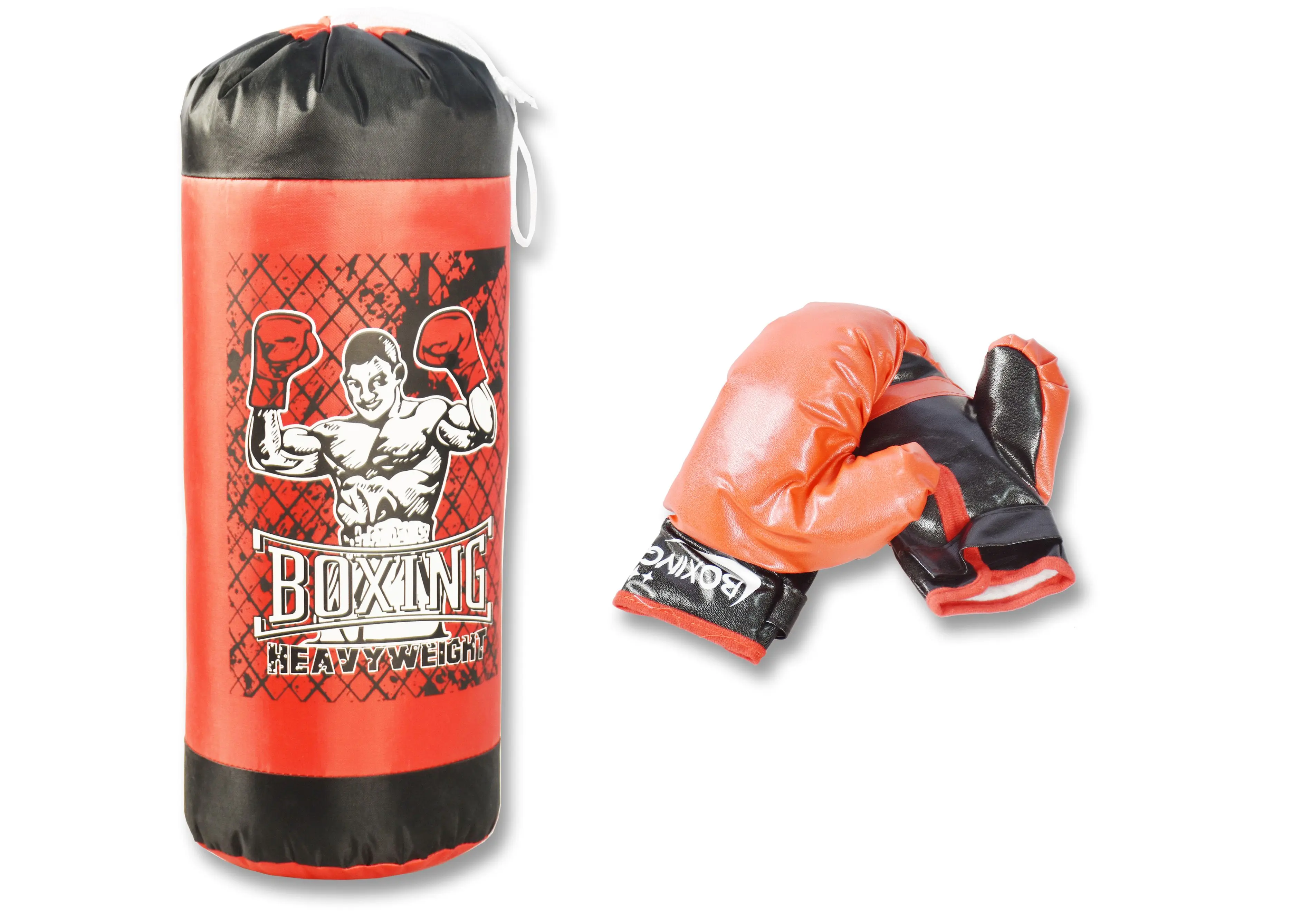 Boxovací pytel s rukavicemi