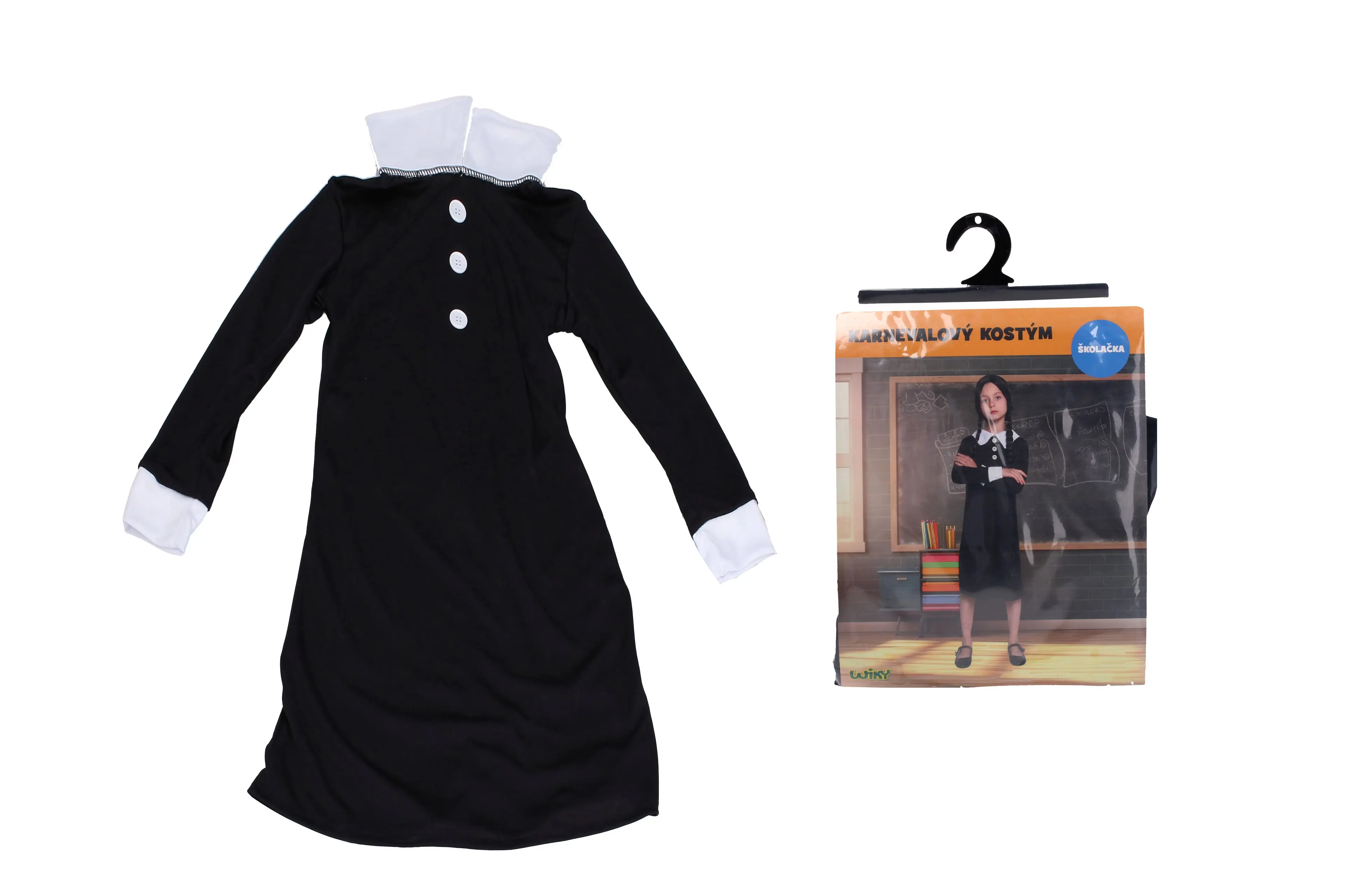 Set karneval školačka velikost M 110-120 cm