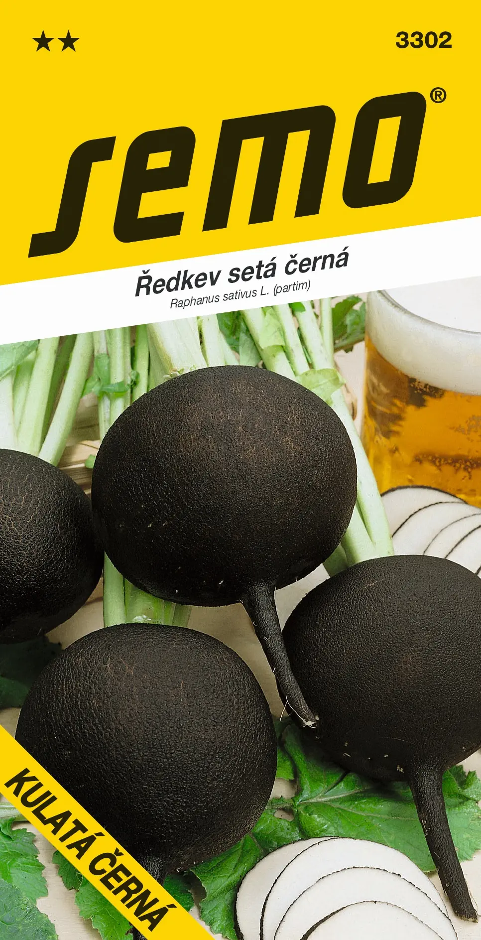 SEMO Ředkev setá kulatá černá