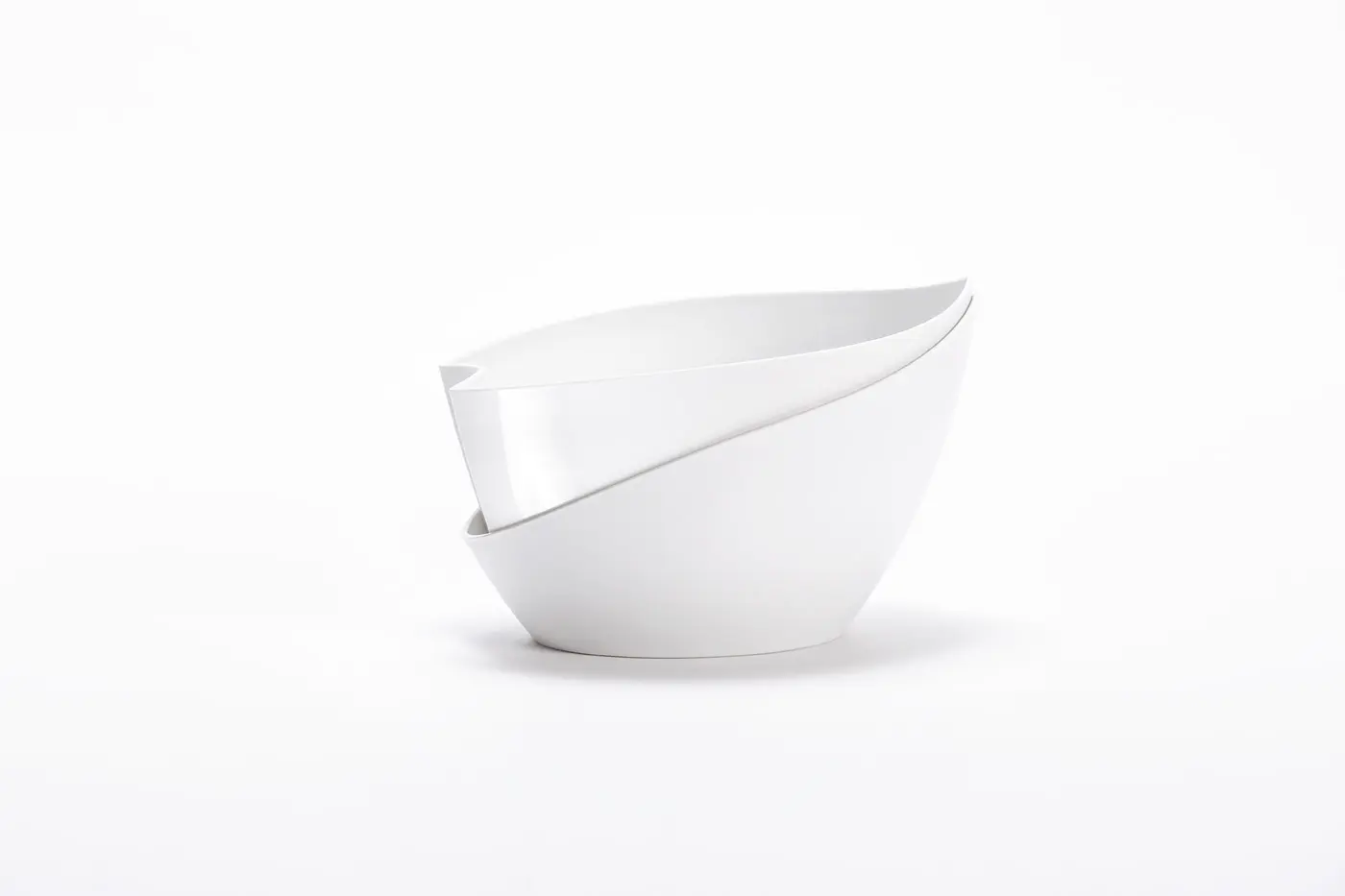 Plastia Samozavlažovací květináč Doppio bílá 21,5 cm 21,5 cm 13 cm