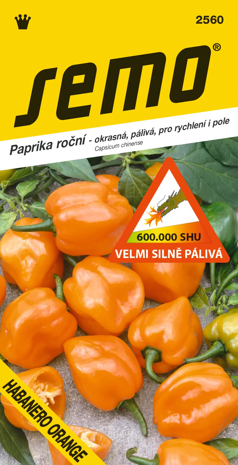 SEMO Paprika Habanero Orange - pálivá