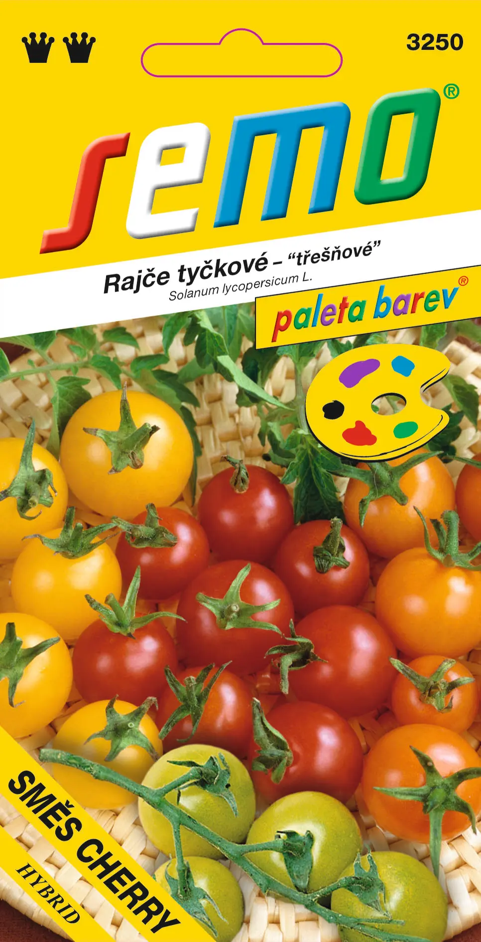 SEMO Rajče tyčkové Směs barev Cherry F1