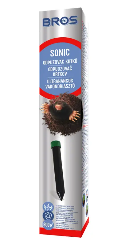 BROS SONIC Odpuzovač proti krtkům