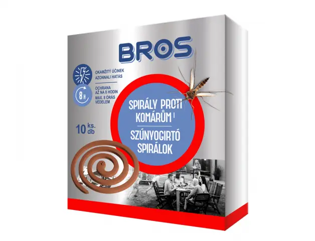 BROS Spirály proti komárům 10 ks