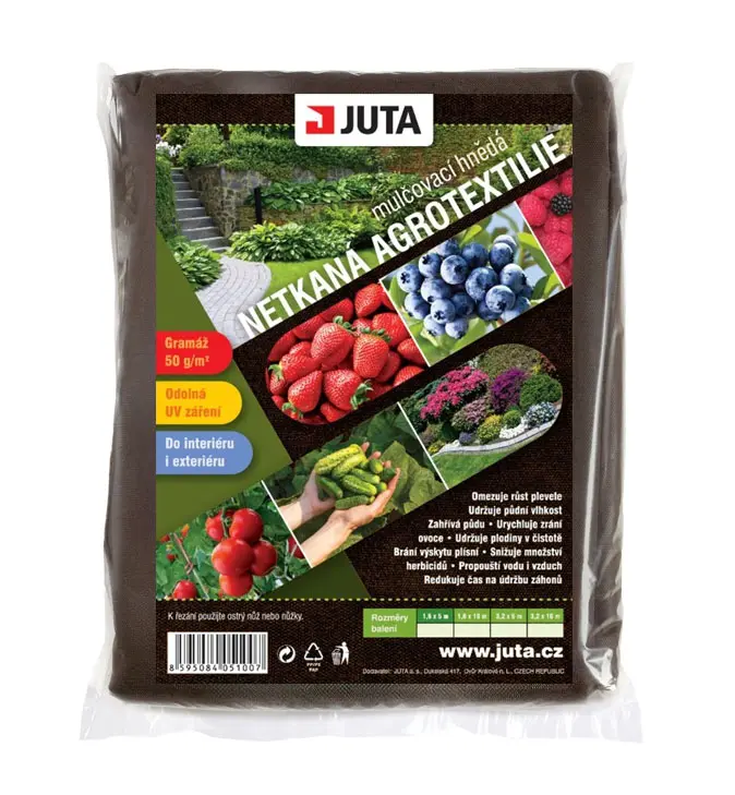 Juta Netkaná mulčovací textilie 50 g/m² 3,2 x