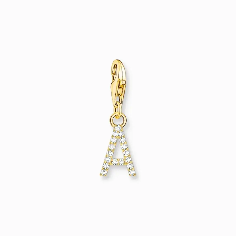 THOMAS SABO přívěsek charm letter A gold  přívěšek 1964-414-14