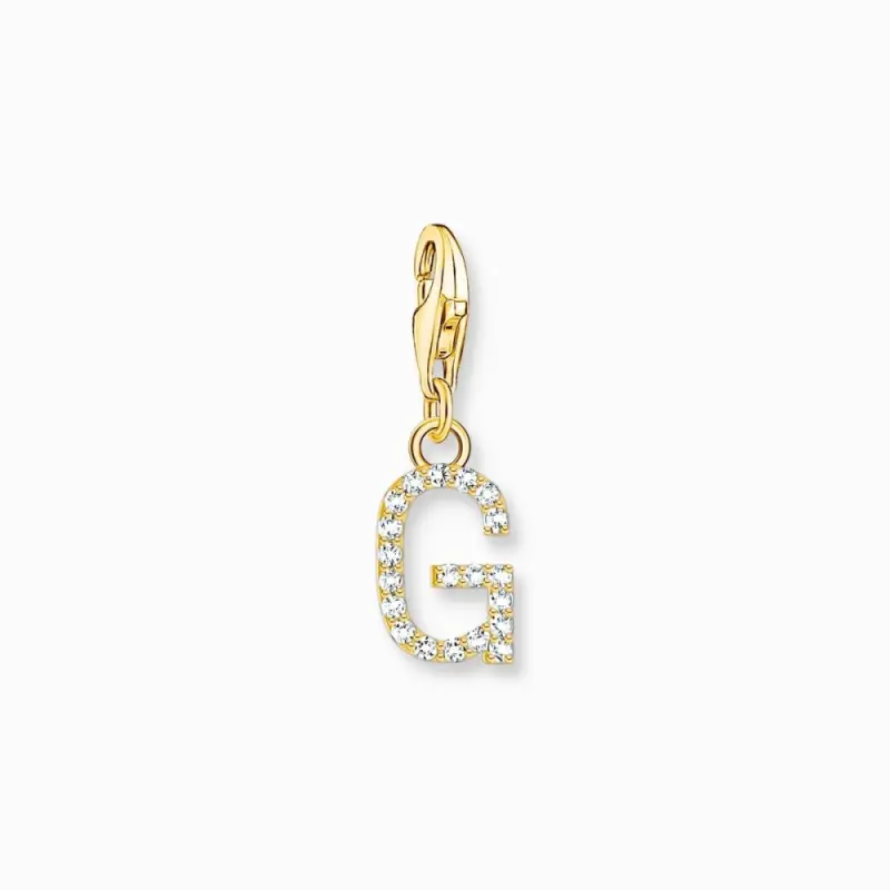 THOMAS SABO přívěsek charm letter G gold  přívěšek 1970-414-14