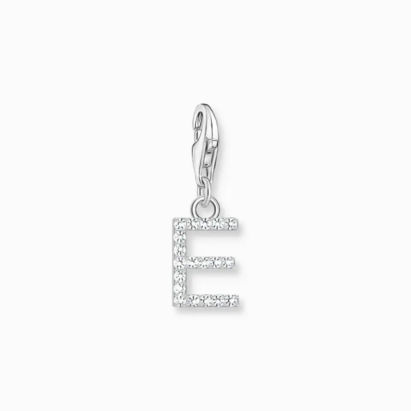 THOMAS SABO přívěsek charm letter E silver  přívěšek 1945-051-14
