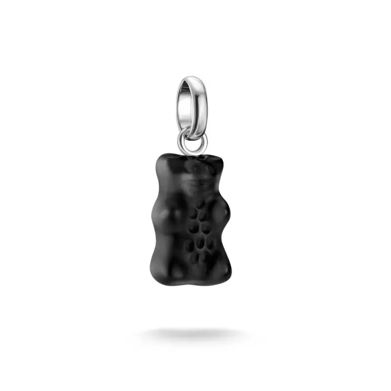 THOMAS SABO CONNECT přívěsek charm Goldbear in black silver  přívěšek CC1275-017-11