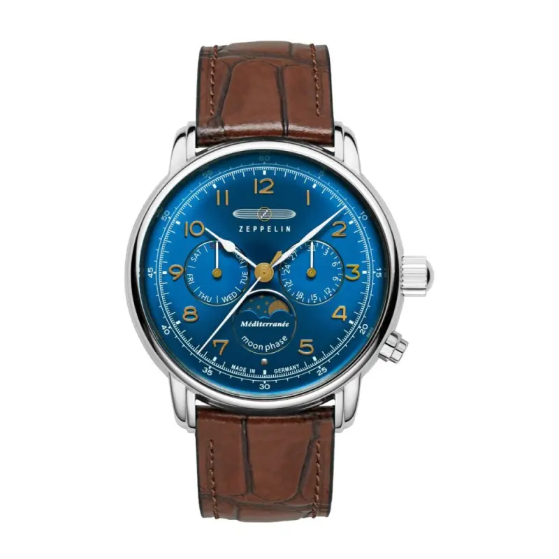ZEPPELIN pánské hodinky Méditerranée Moon Phase  hodinky ZE9636-3