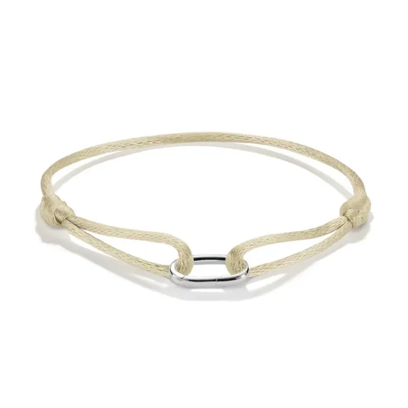 THOMAS SABO CONNECT náramek Textile Bracelet Beige  náramek C1210-001-19