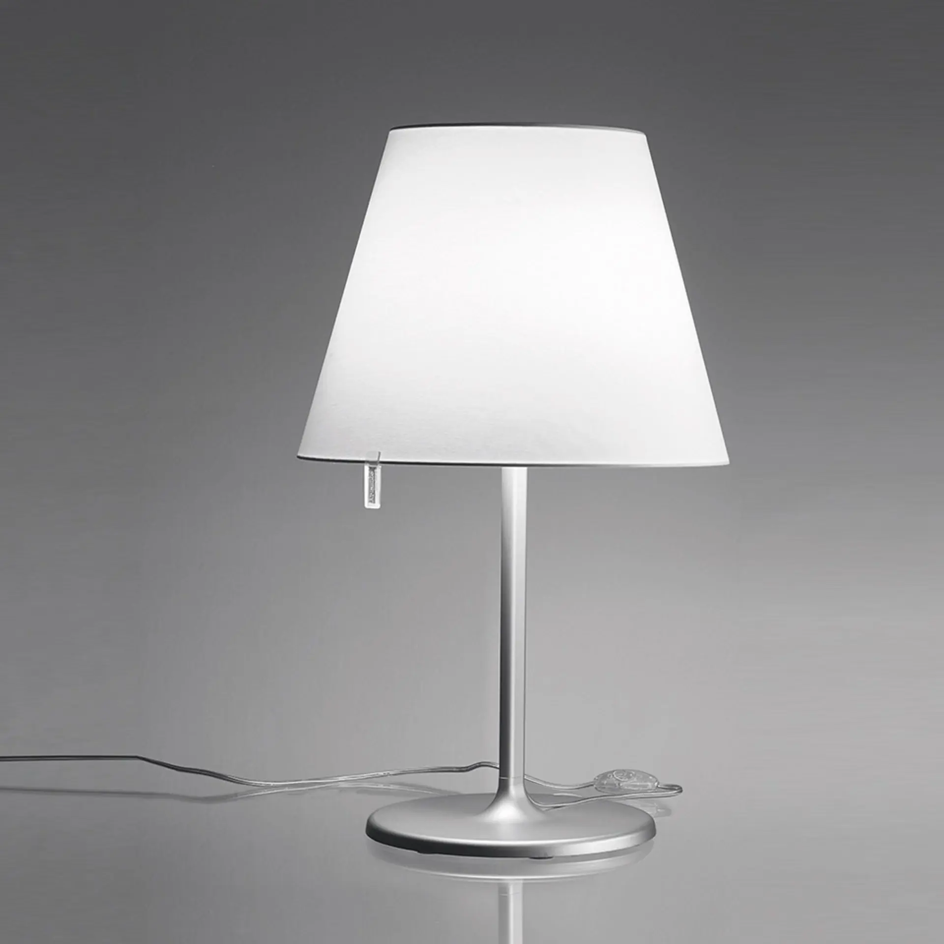 AR 0315010A Stolní lampa Melampo velká šedá 2x52W E27 výška 58cm výklopná - ARTEMIDE