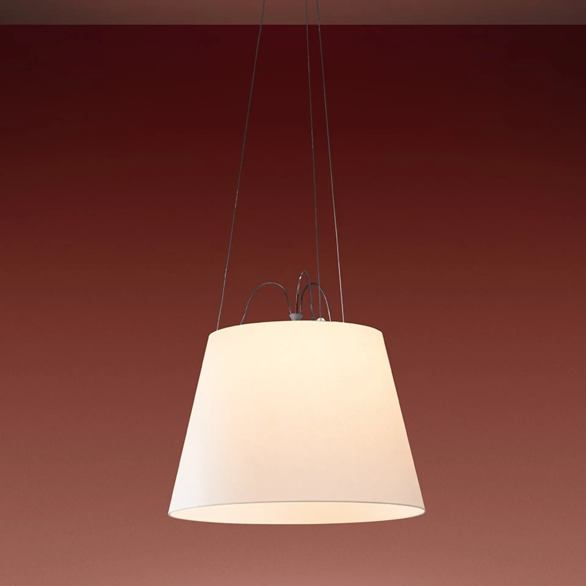 Artemide závěsné svítidlo Tolomeo Mega E27 21W Design Collection hliník bez stínítka