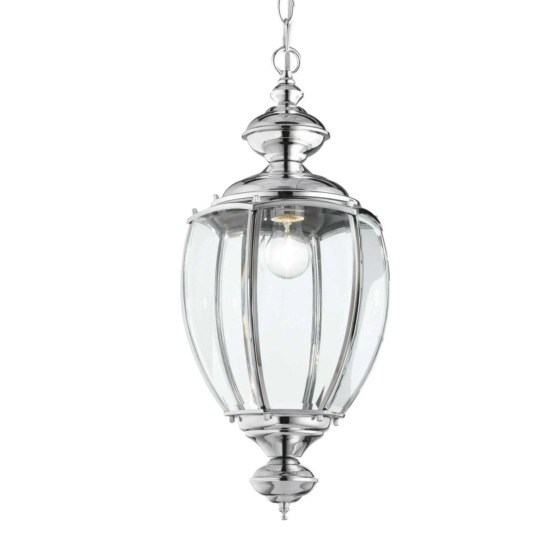 ILUX 094786 Závěsné svítidlo Ideal Lux Norma SP1 cromo big 094786 - IDEALLUX