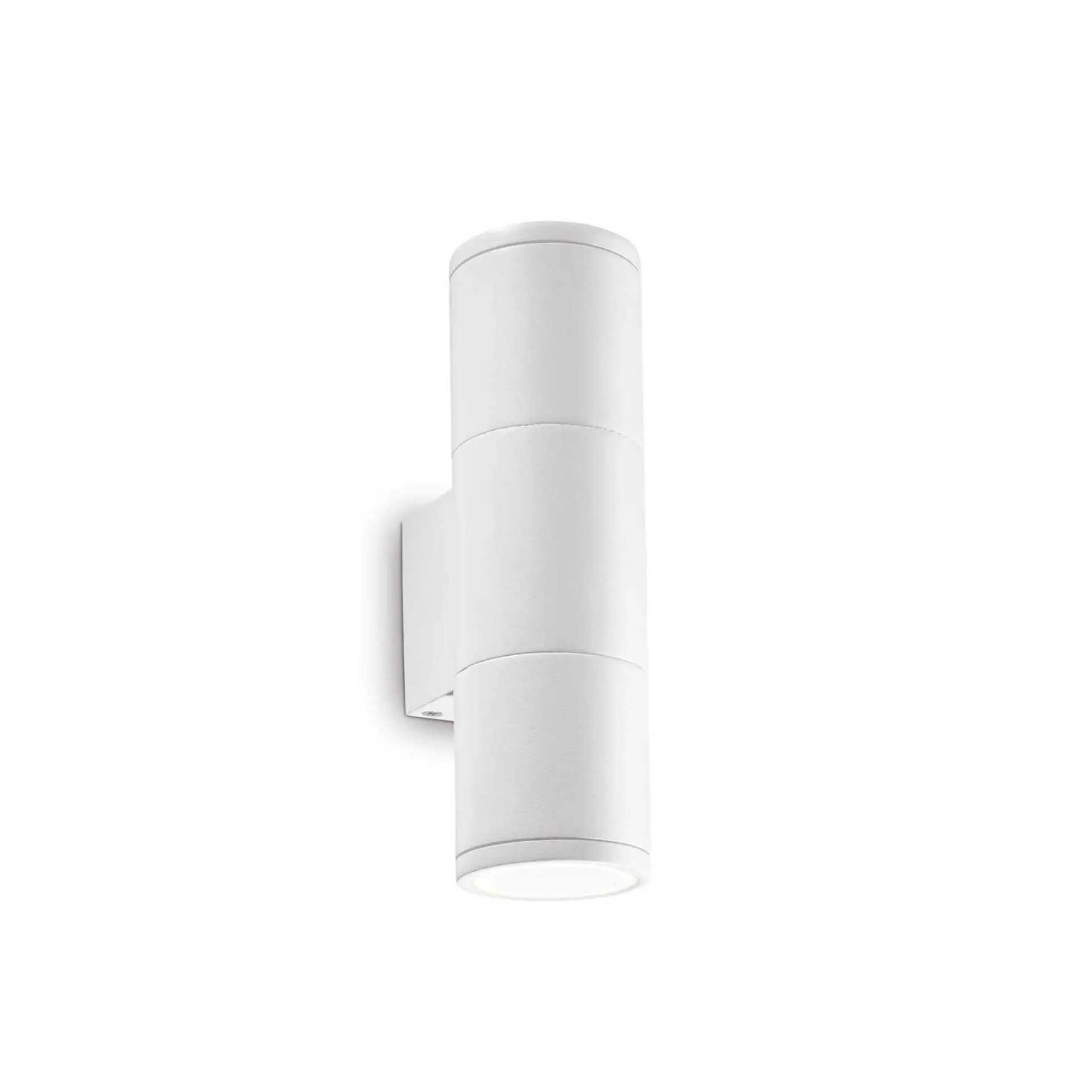 ILUX 100388 Venkovní nástěnné svítidlo Ideal Lux Gun AP2 small bianco 100388 bílé 21cm IP44 - IDEALLUX