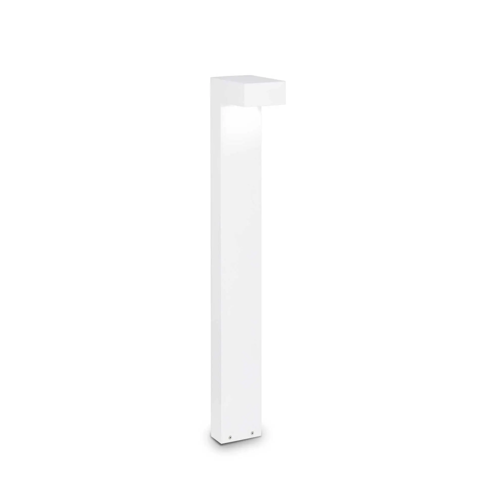ILUX 115085 Venkovní sloupkové svítidlo Ideal Lux Sirio PT2 big bianco 115085 bílé 80cm GX53 9W - IDEALLUX