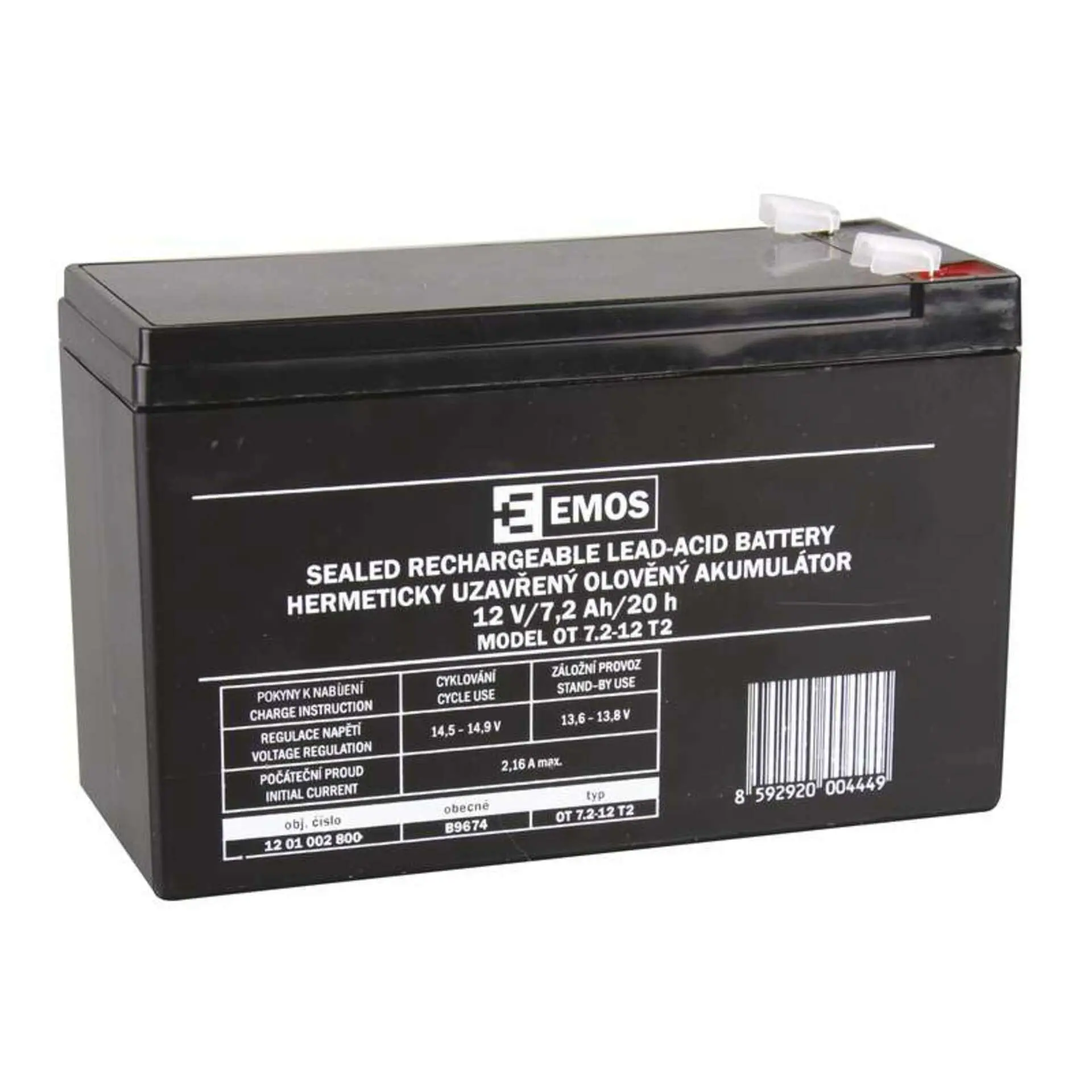 EMOS B9674 12V / 7,2Ah 1201002800