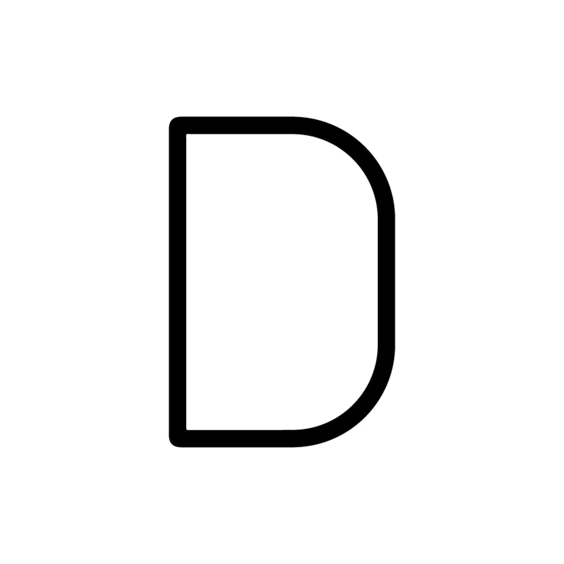 AR 1201D00A Alphabet of Light - velké písmeno D - ARTEMIDE