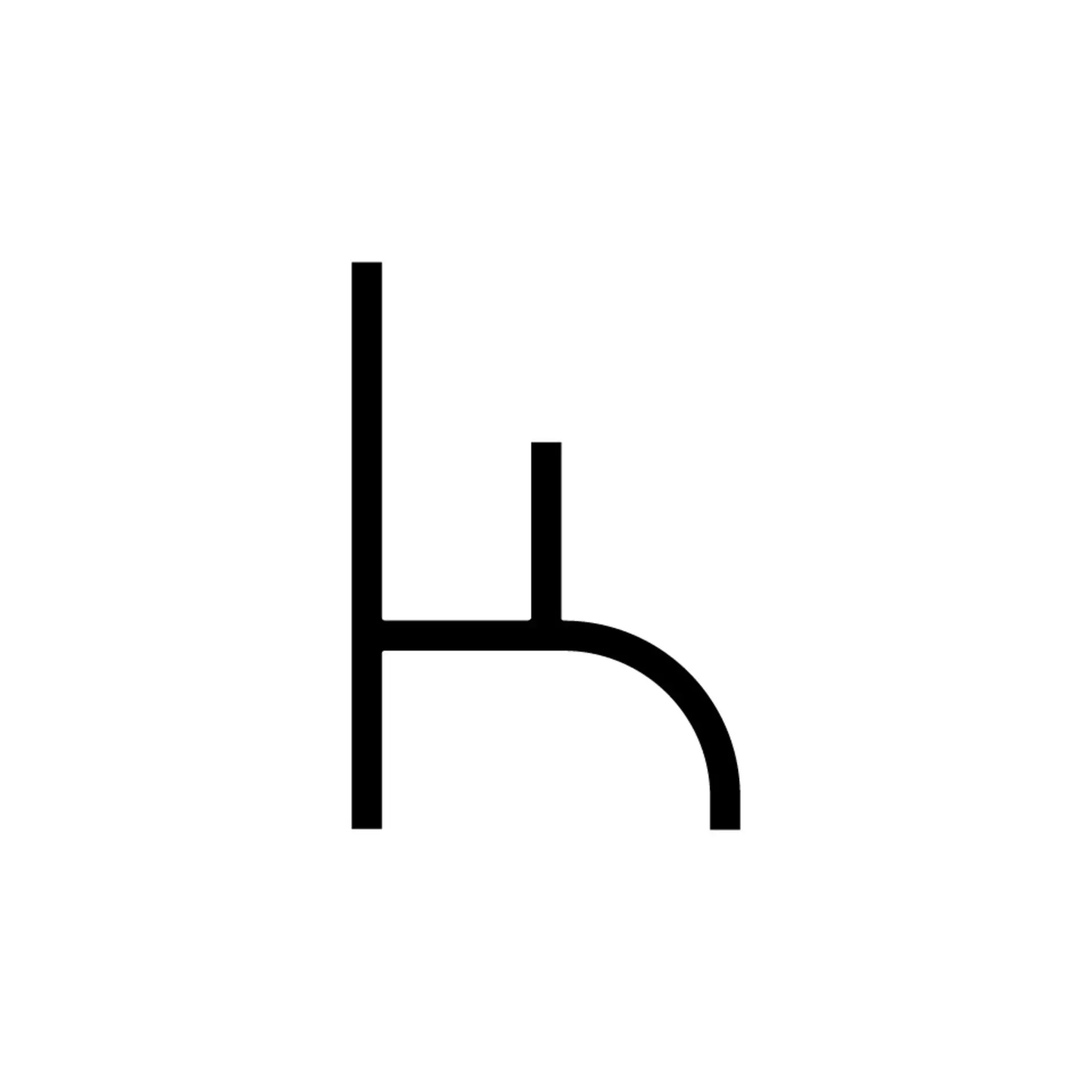 Artemide nástěnné LED svítidlo Alphabet of Light písmeno k 26 W 3000K