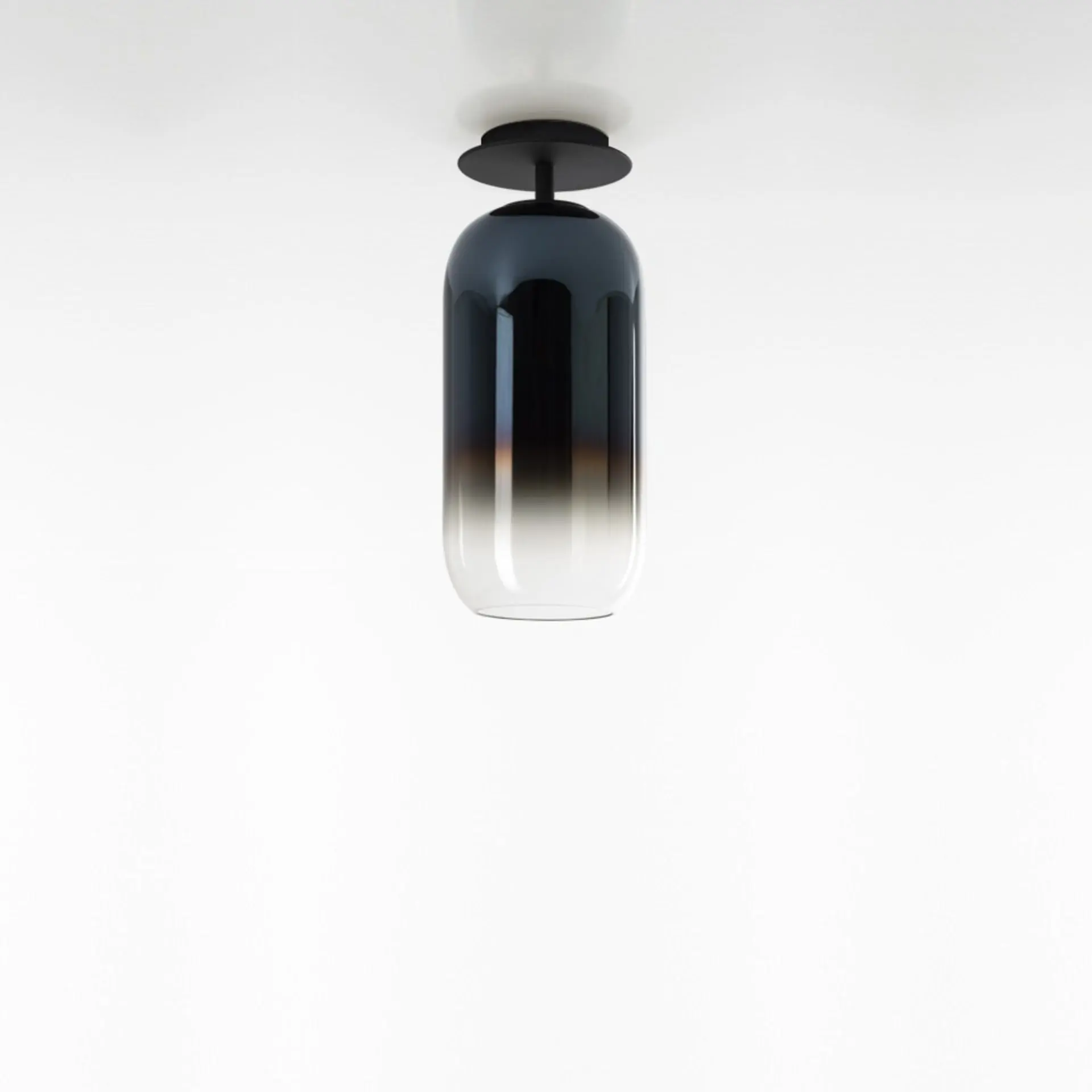 Artemide stropní svítidlo Gople Mini E14 5 W Design Collection černá/modrá