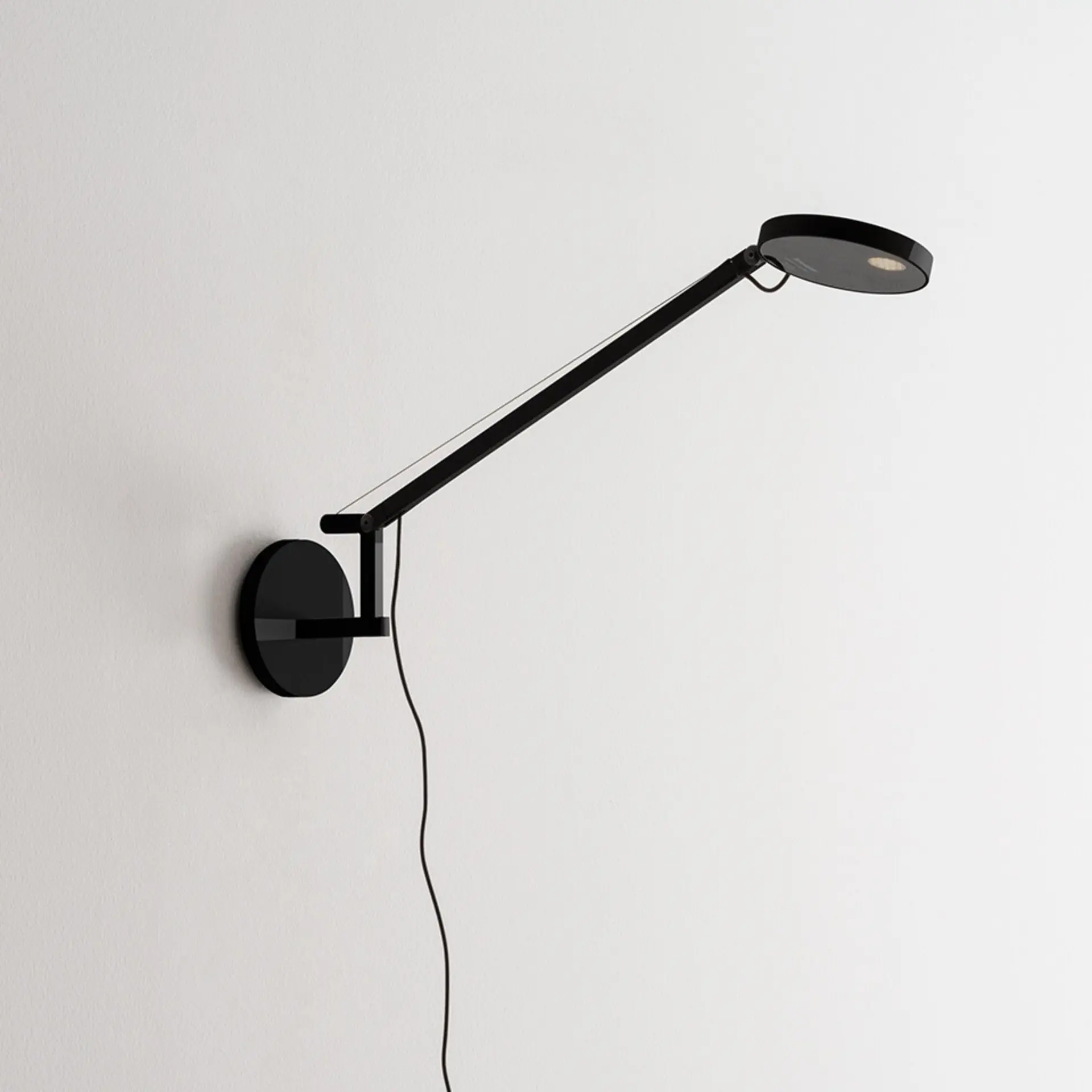 AR 1748W50A Demetra Micro nástěnné - 2700K - černá - ARTEMIDE