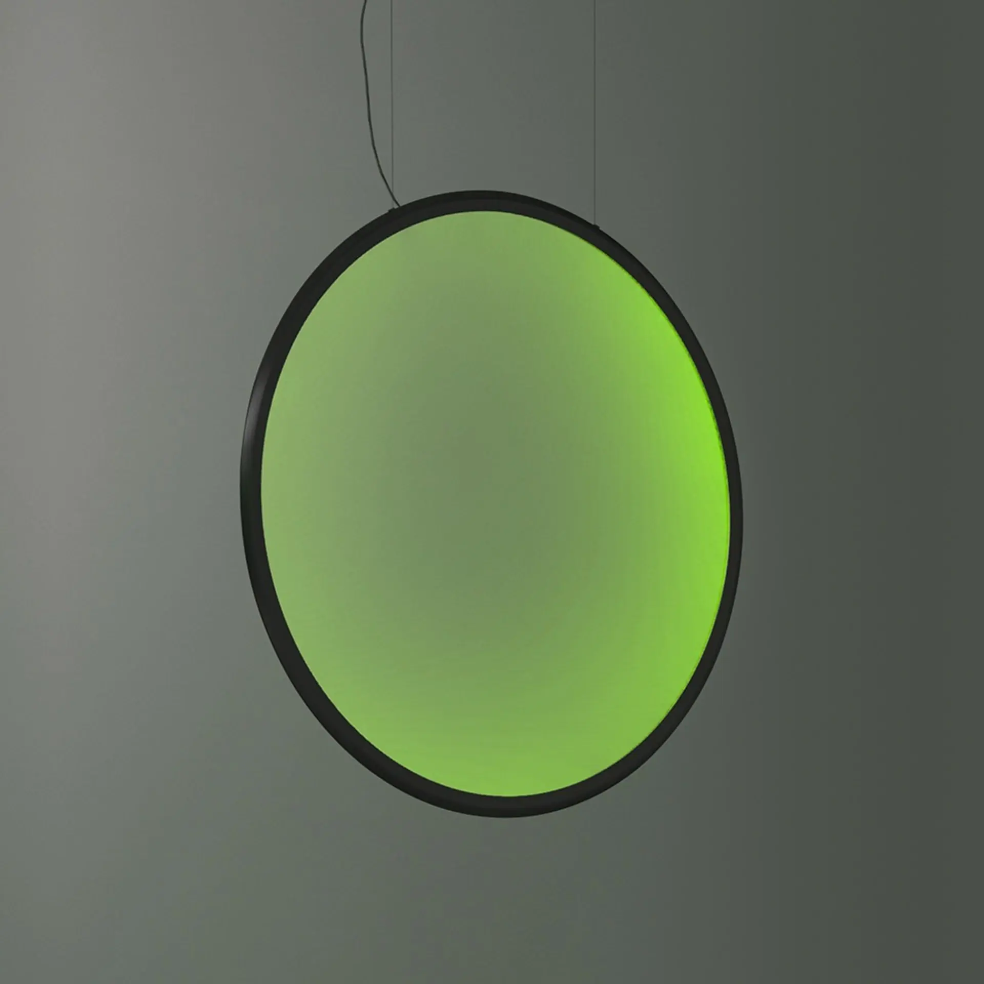 Artemide závěsné svítidlo Discovery Vertical 100 RGBW 59 W stmívatelné černé