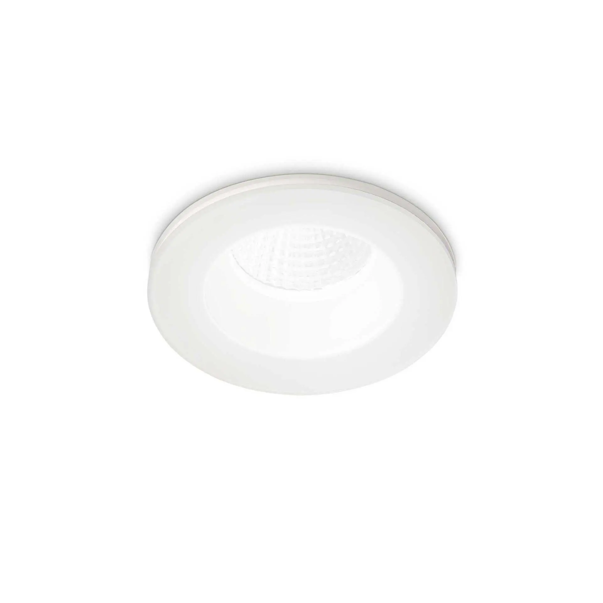 LED Stropní zápustné bodové svítidlo Ideal Lux ROOM-65 ROUND WH 252025 8W 800lm 3000K IP65 9,8cm kulaté bílé