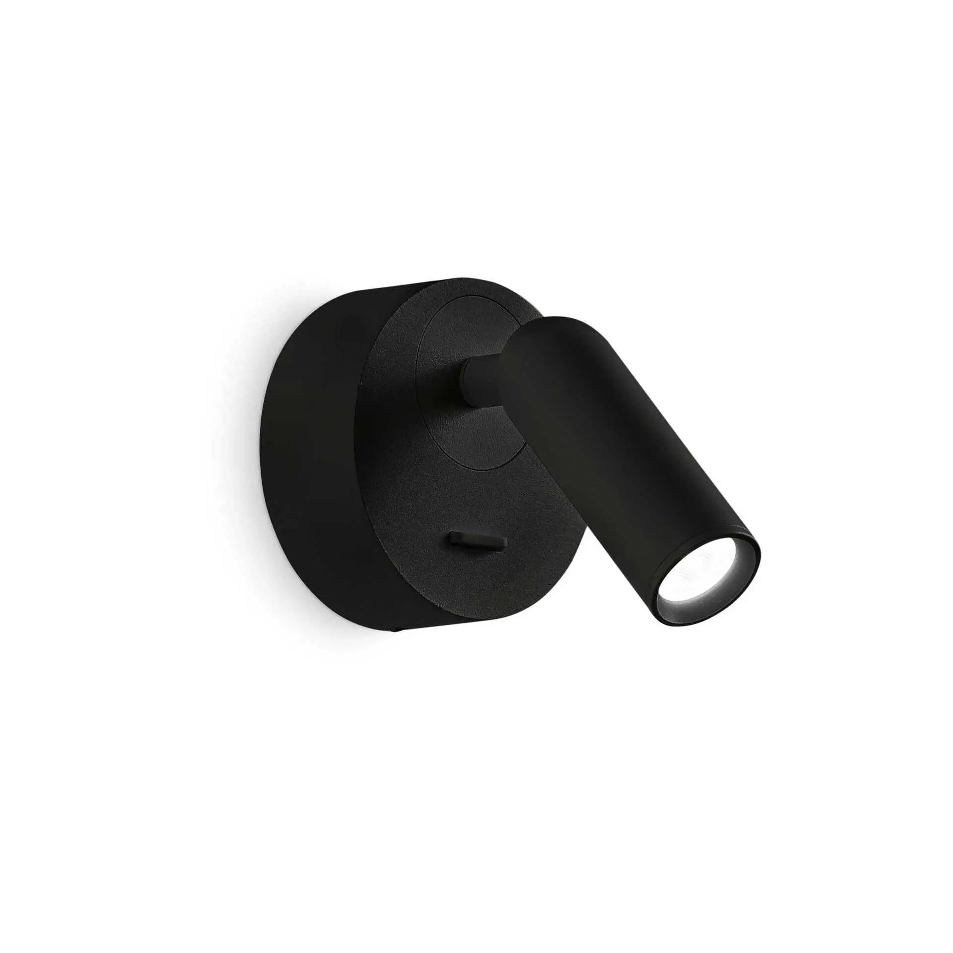 ILUX 260617 LED Nástěnné bodové svítidlo Ideal Lux BEAN ROUND AP NERO 260617 3,5W 220lm 3000K IP20 7cm kulaté černé - IDEALLUX