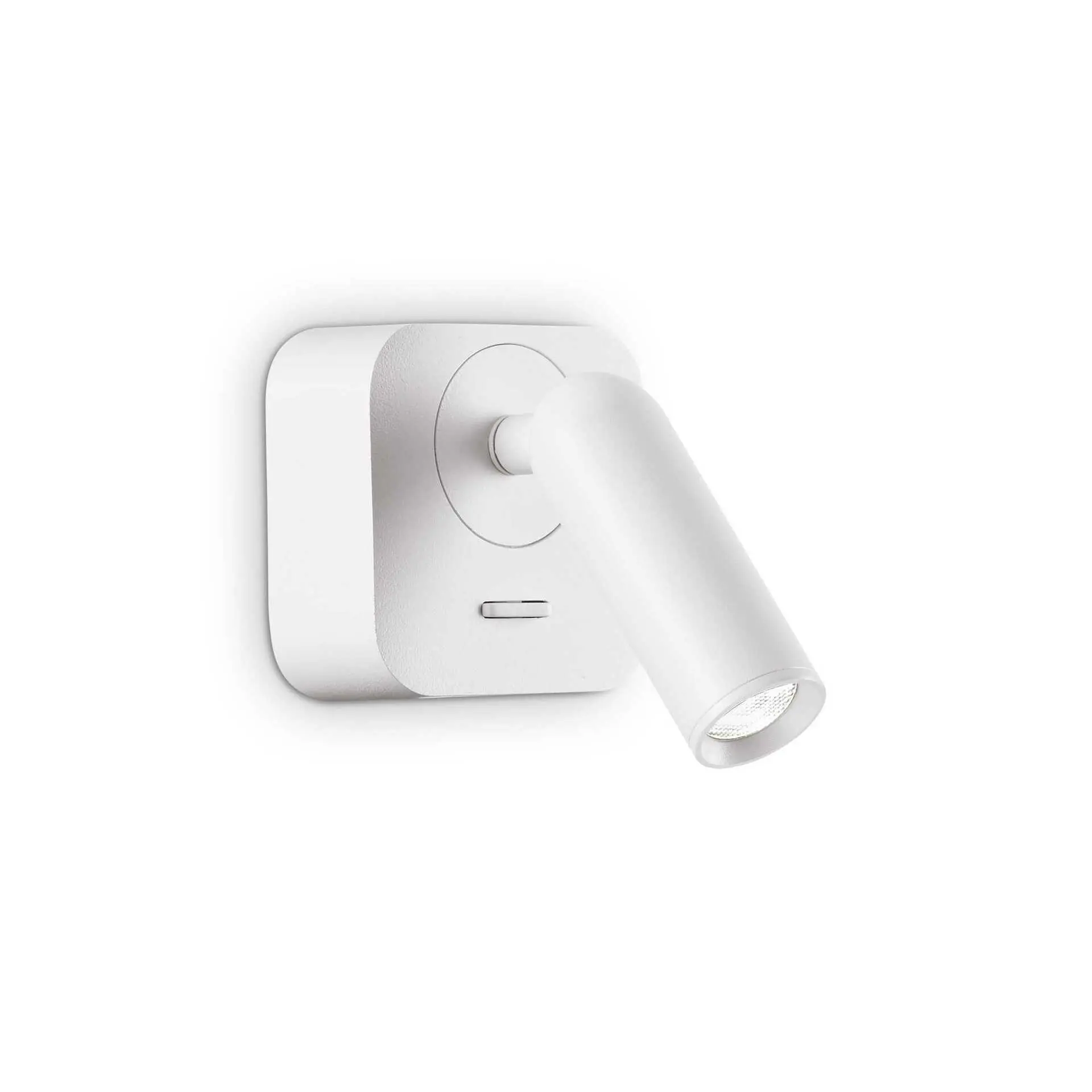 ILUX 260648 LED Nástěnné bodové svítidlo Ideal Lux BEAN SQUARE AP BIANCO 260648 3,5W 220lm 3000K IP20 6,5cm hranaté bílé - IDEALLUX