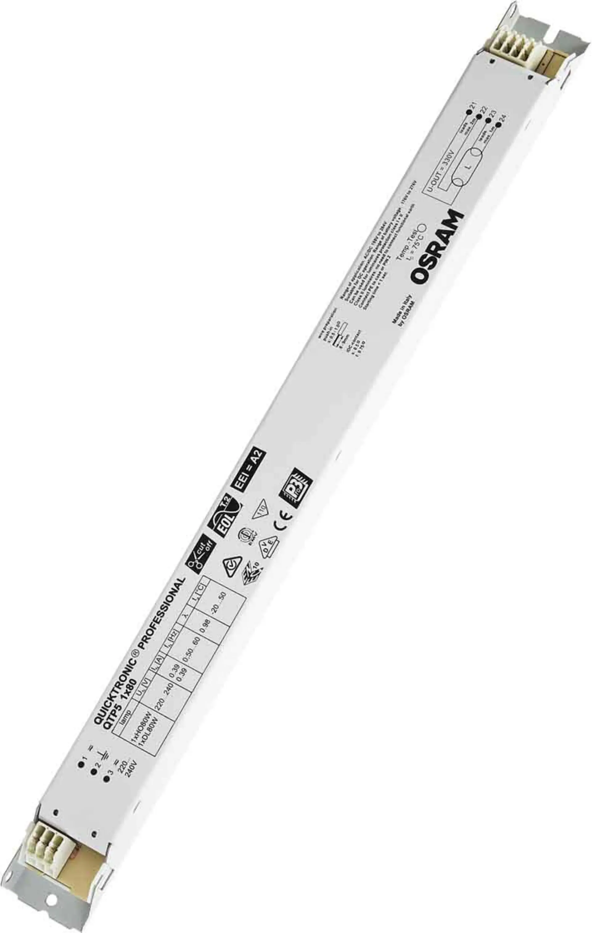 LEDVANCE OSRAM předřadník QTP5 Quicktronic Professional 1X80/220-240
