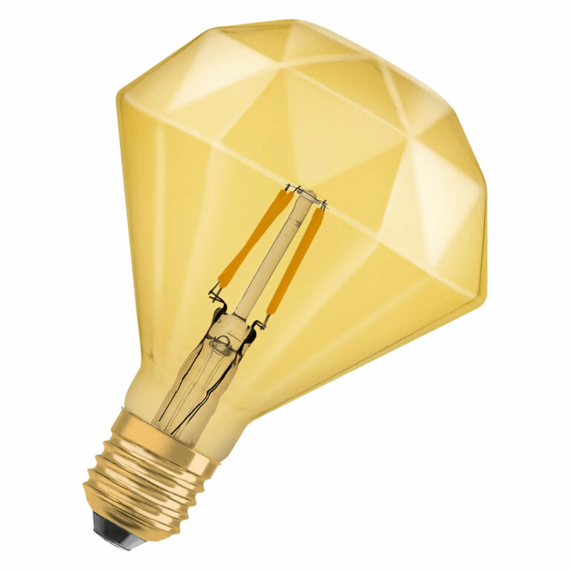 Diamantová LED žárovka E27 4,5 W Vintage 1906, teplá bílá