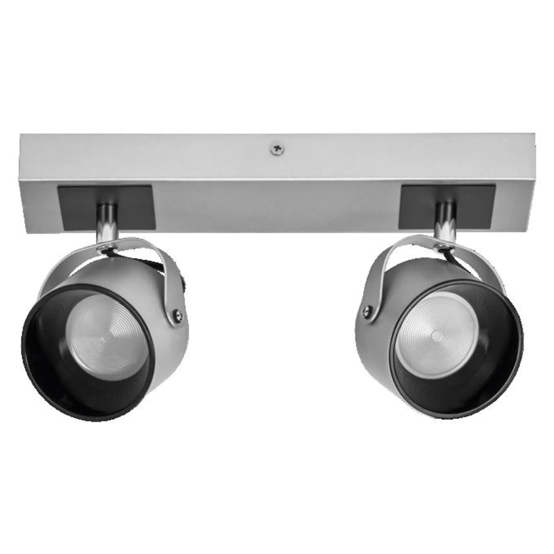 LEDVANCE LED nástěnné a stropní bodové svítidlo Jupiter stříbrné 2 spoty 4058075828223