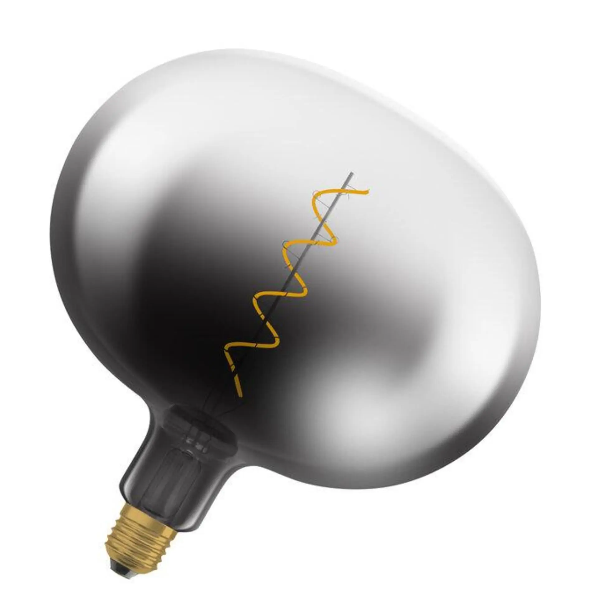 Kouřová LED žárovka velká E27 4.5W VINTAGE GLOBE, teplá bílá