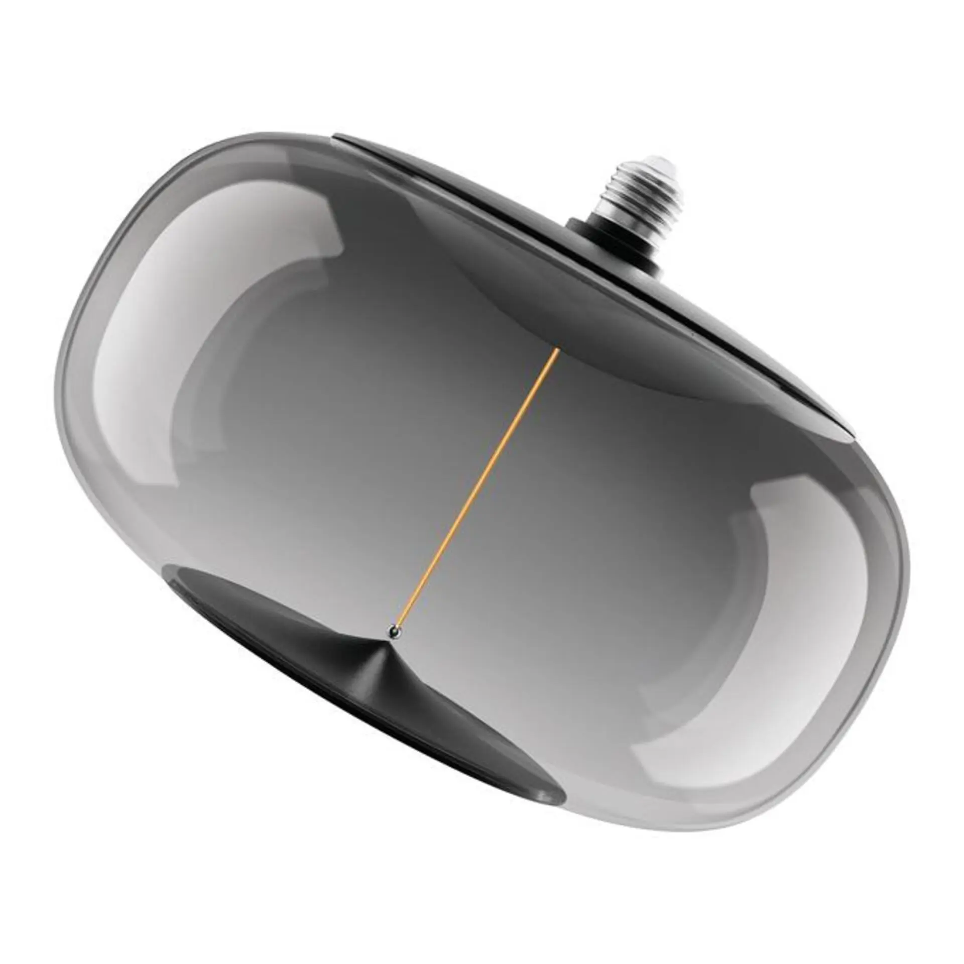 Kouřová LED žárovka E27 12W VINTAGE ELIPSE, teplá bílá