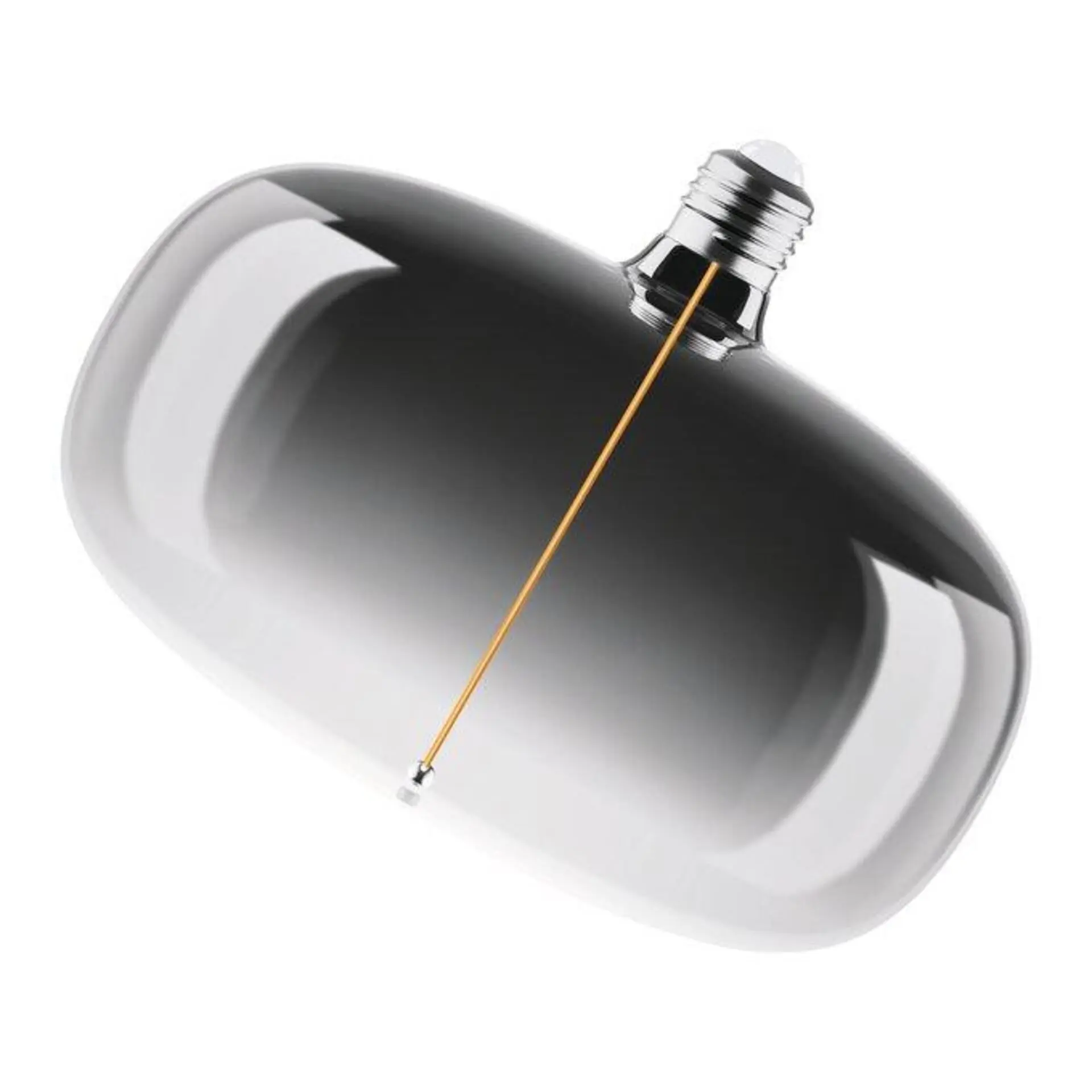 Kouřová LED žárovka E27 4W VINTAGE ELIPSE, teplá bílá