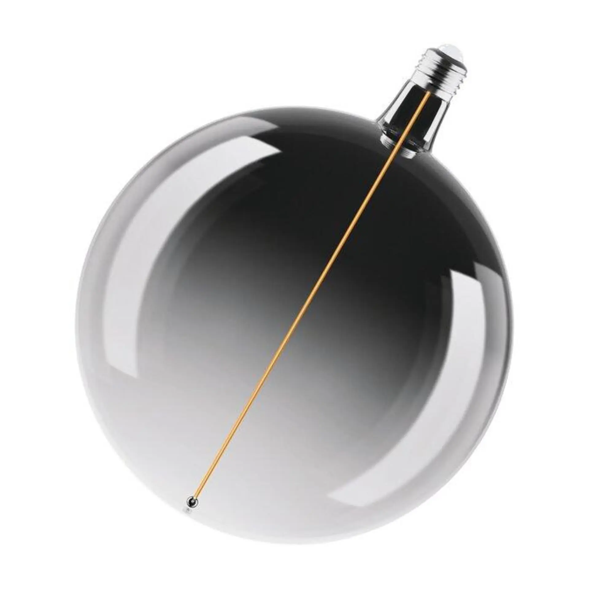 Kouřová LED žárovka E27 4.8W VINTAGE GLOBE, teplá bílá