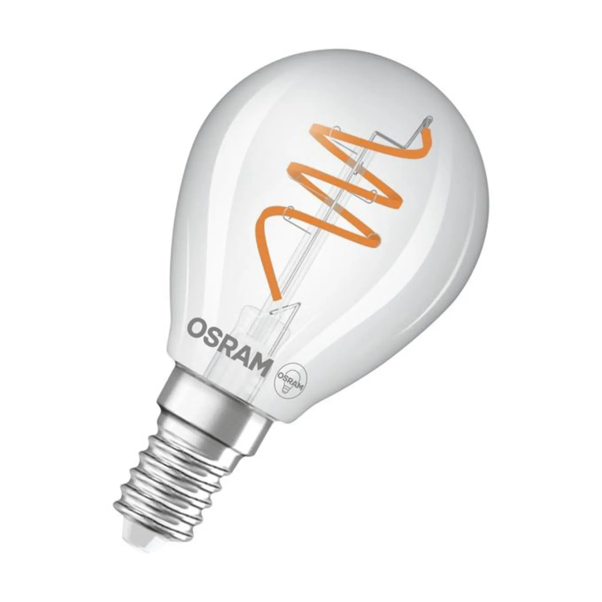Čirá LED žárovka E14 4.6W VINTAGE CLASSIC P, teplá bílá