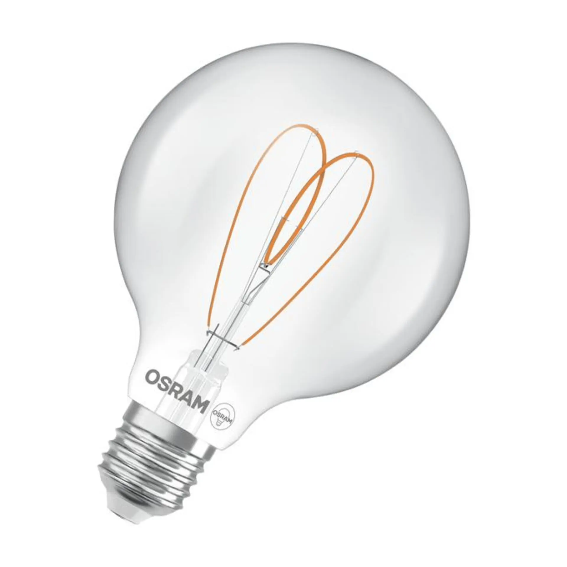 LEDVANCE LED žárovka Vintage 1906 Globe Heart 7,2 W E27 2700 K stmívatelná