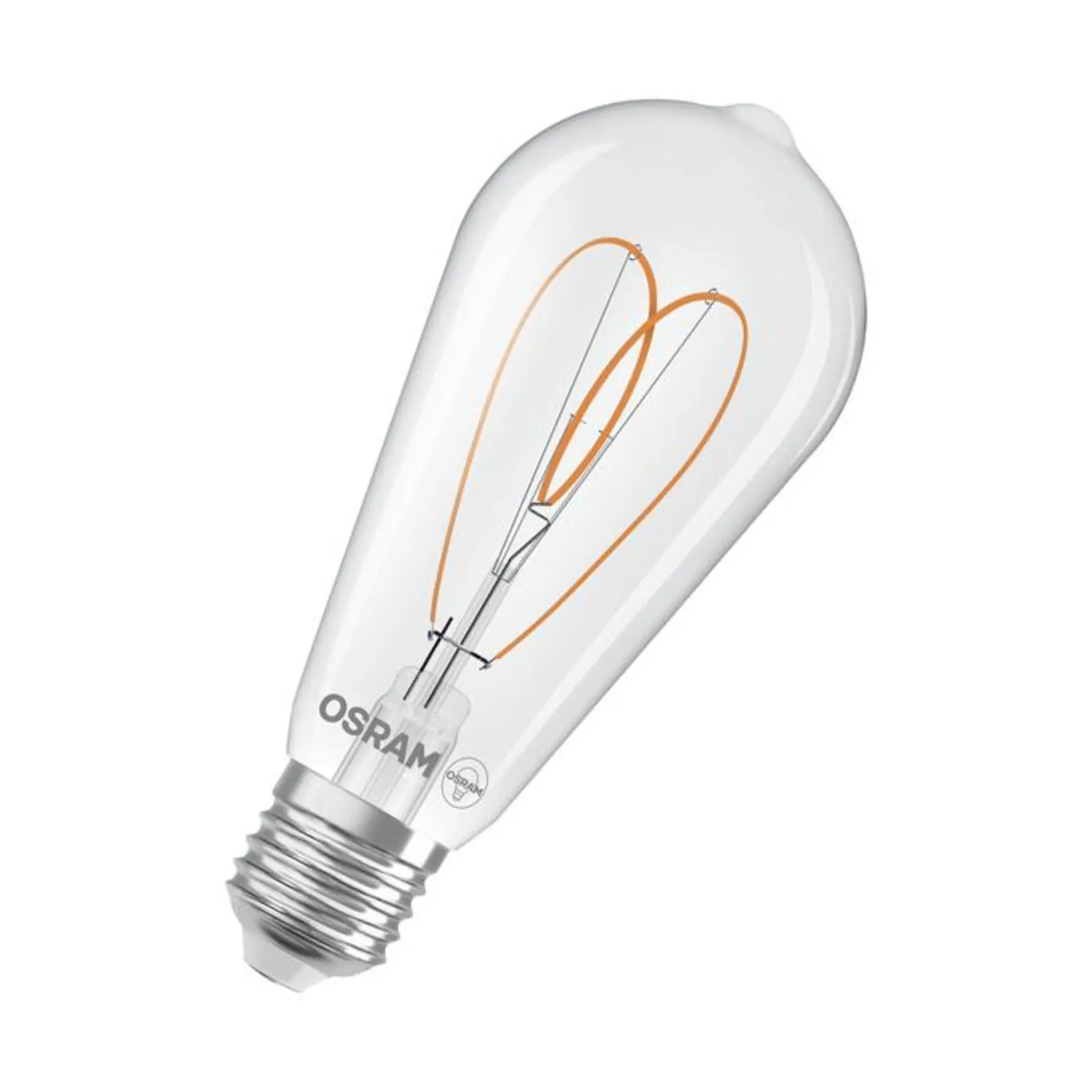 LEDVANCE LED žárovka Vintage 1906 Edison Heart 7,2 W E27 2700 K stmívatelná