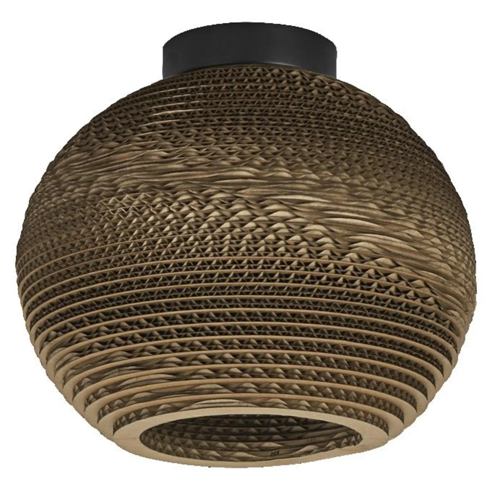 LEDVANCE stropní svítidlo Cardboard Ball E27 hnědé 4058075837126