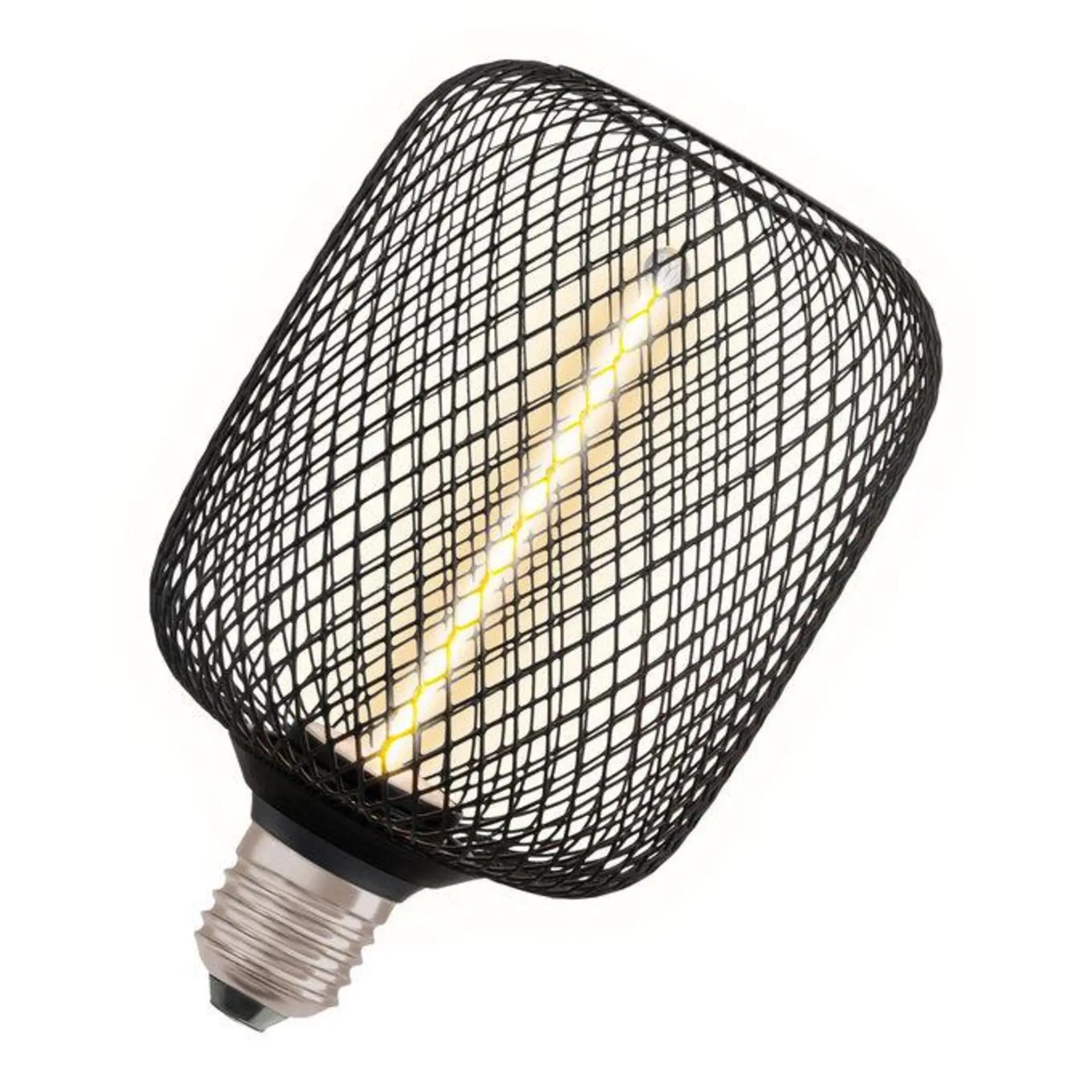 LEDVANCE DECOR LED STRAW FILAMENT SQUARE 100 BLACK DIM 3.5W 818 E27 4058075840263