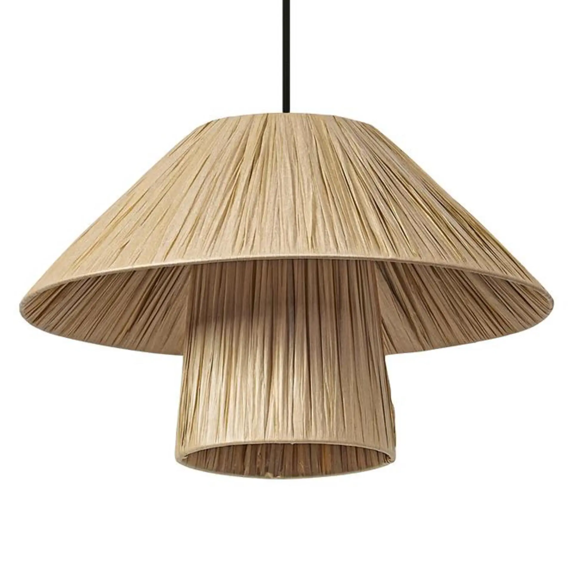LEDVANCE závěsné svítidlo Bamboo Paper Hut 400 E27 hnědé 4058075840669