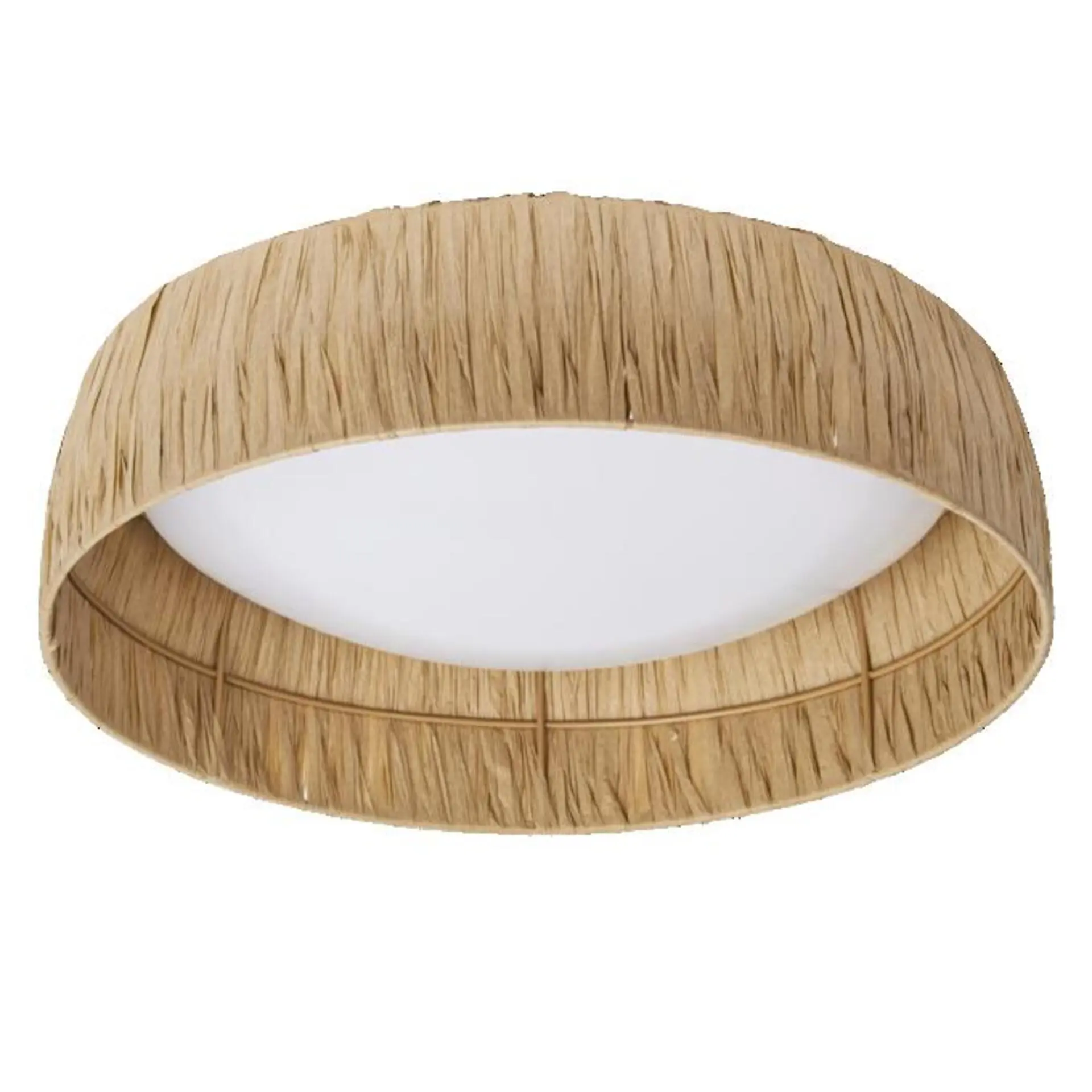 LEDVANCE LED stropní svítidlo Bamboo Paper 400 18W 830 hnědé 4058075840720
