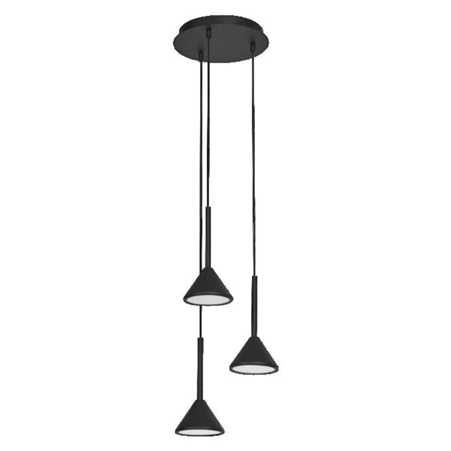 LEDVANCE LED závěsné svítidlo Fuji 13W 930 černé 4058075841840