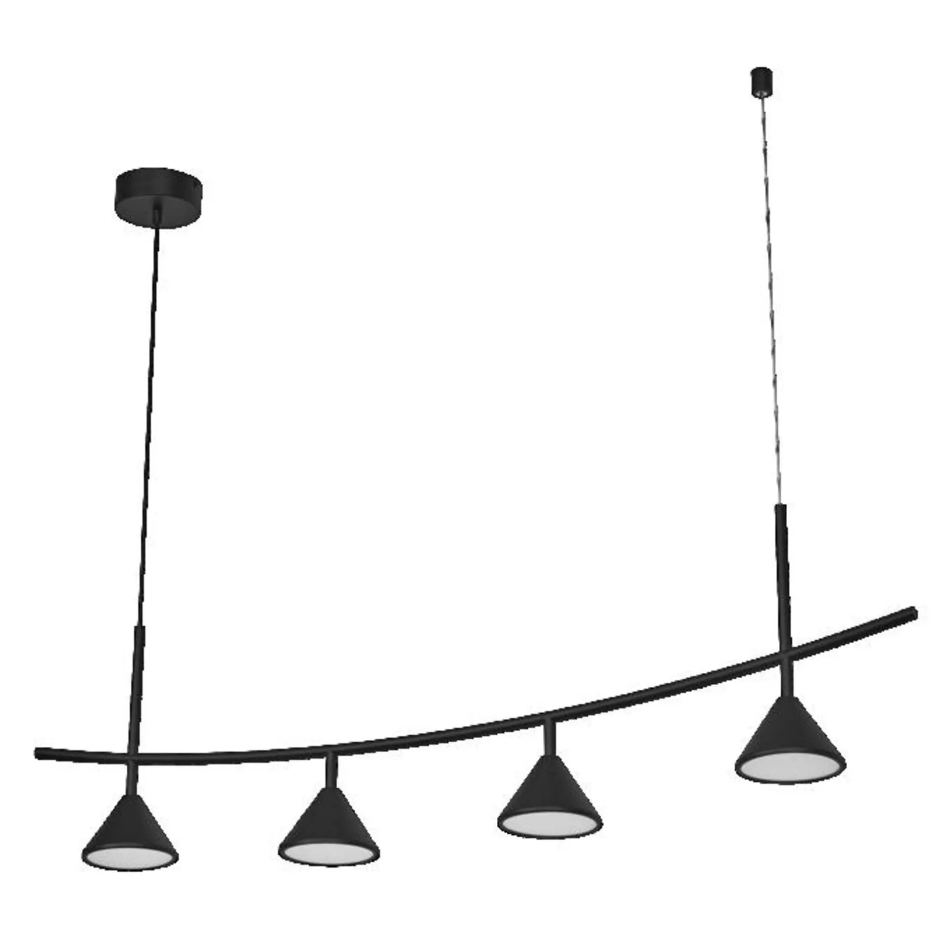 LEDVANCE LED závěsné svítidlo Fuji lineární 16W 930 černé 4058075841864